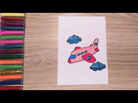 رسم سهل رسم طائرة رسم طائرة سهله رسم للاطفال تعليم الرسم 