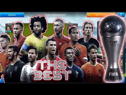 دريم ليجا تحميل تشكيلة افضل 11 لاعب في العالم FIFA The Best كامله طاقاتهم 100 ومهكرة Dream League 