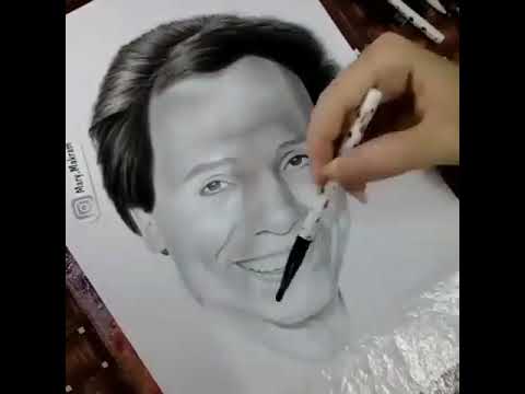 رسم الفنان عادل إمام لمسرحية 