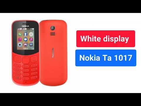 NOKIA 130 TA 1017 حل شاشة LCD باللون الأبيض 