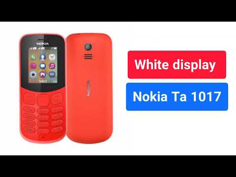 White Display Nokia Ta 1017 Model 130 