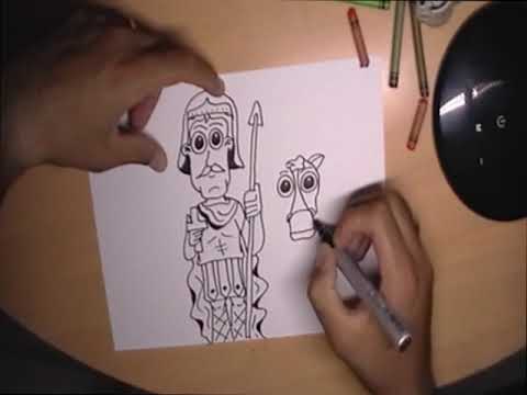 رسم القديس مارجرجس للأطفال بطريقة بسيطة How To Draw Saint George For Kids 