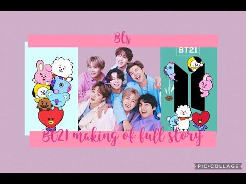 BTS BTS BT21 يصنعون القصة الكاملة 