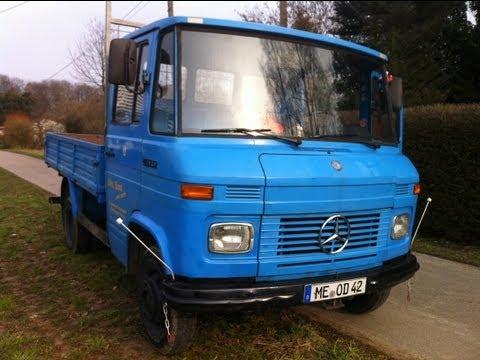 Mercedes Benz 407D Automatic Old Truck Walkaround And Drive Cab View 