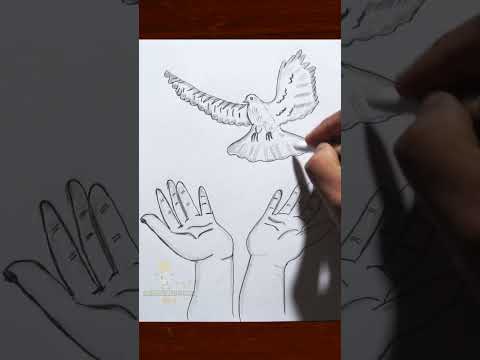يوم السلام العالمي الرسم بقلم الرصاص Ytshorts Viralshorts Youtubeindia Youtubeshorts 