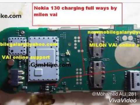 Nokia 130 Charging Ways مسار شحن نوكيا ١٣٠ 