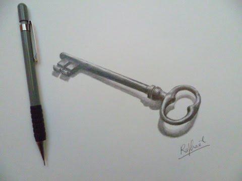 Drawing A Key Speed Drawing 
