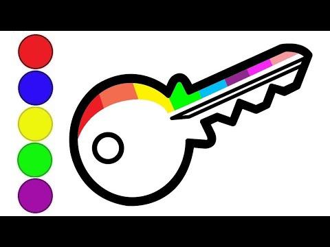 How To Draw A Key كيفية رسم مفتاح 
