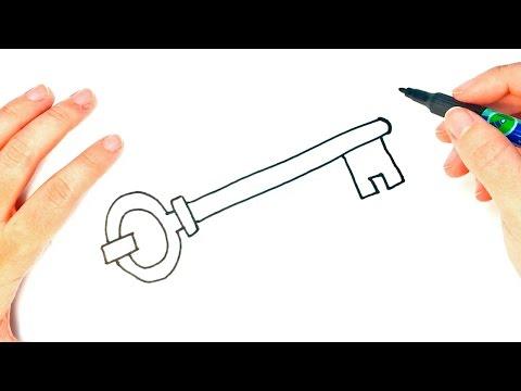 How To Draw A Key For Kids Key Drawing Lesson Step By Step 