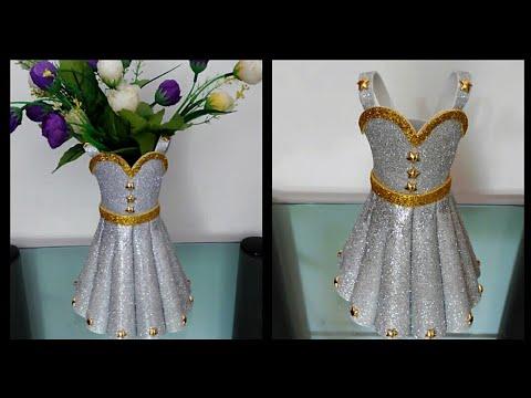 فكرة عمل هدية للعرائس فكرة ديكور راقية اعمال يدوية من الفوم Arts And Crafts DIY Home Decor 