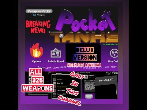 Pocket Tanks Delux Version All Weapons For Free 
