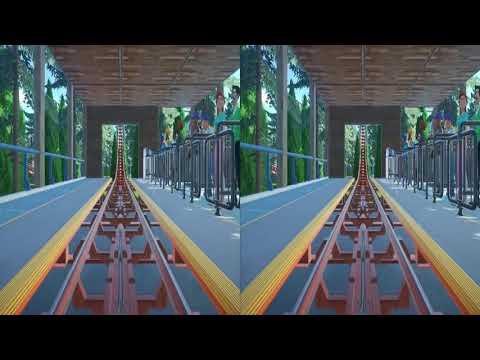 فيديو 3D اكثر من رائع Vr Box القطار 