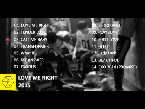 FULL ALBUM MP3 EXO Love Me Right Korean Version 