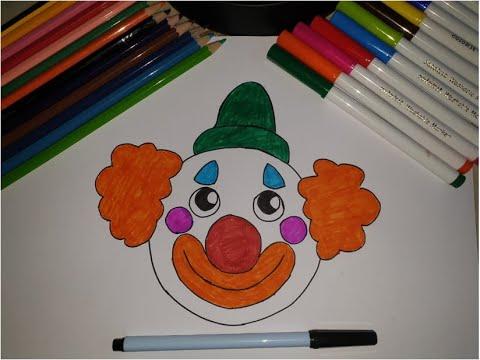 رسم بهلوان للأطفال بطريقة سهلة جدا مع الخطوات How To Draw A Clown For Kids 