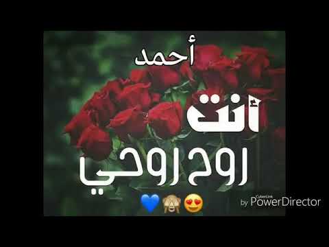 كلام شعر عن اسم احمد 