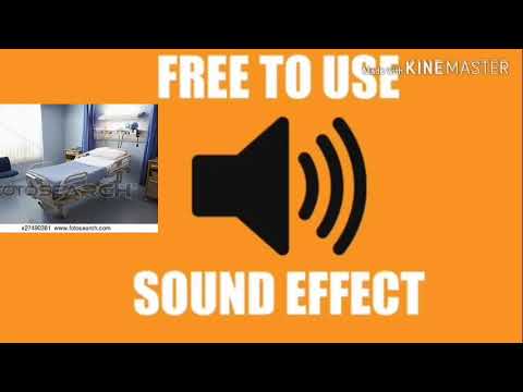 صوت رفع سرير المستشفى مؤثرات صوتية لأصحاب المونتاج 