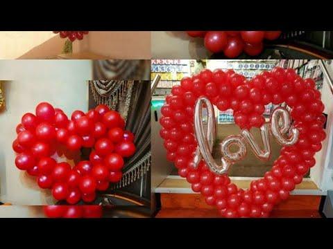 اصنع بنفسك قلب من البالونات لعيد الحب بدقيقتان 