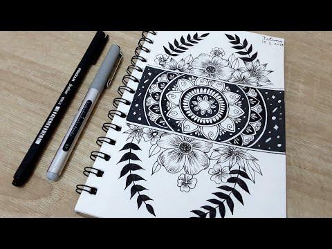 How To Draw Beautiful Mandala كيفية رسم ماندالا جميلة 