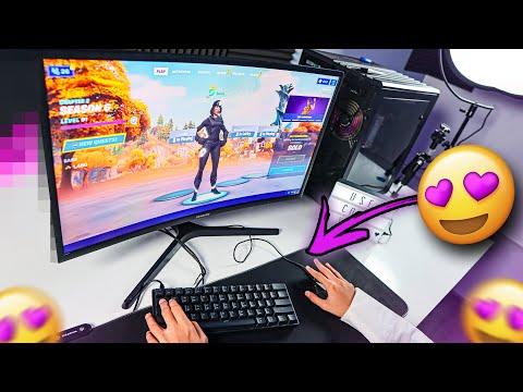 لأول مرة، استمتع بتجربة الكاميرا الخلفية للعبة Fortnite المزودة بأسرع لوحة مفاتيح في العالم 