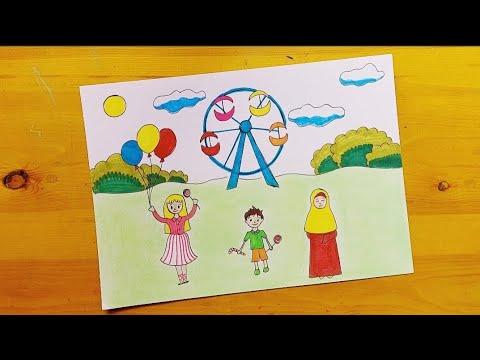 رسم ملاهي رسم حديقه ملاهي 1 رسم حديقه الالعاب 