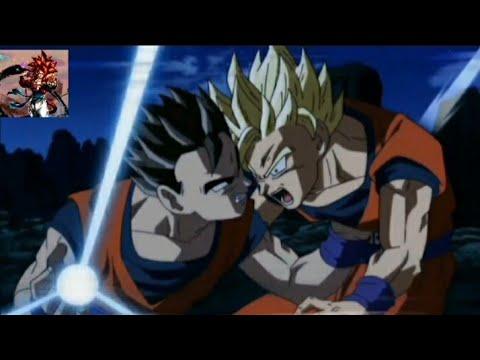قتال غوكو ضد جوهان مع اغنية حماسية دراغون بول سوبر Goku Vs Gohan 