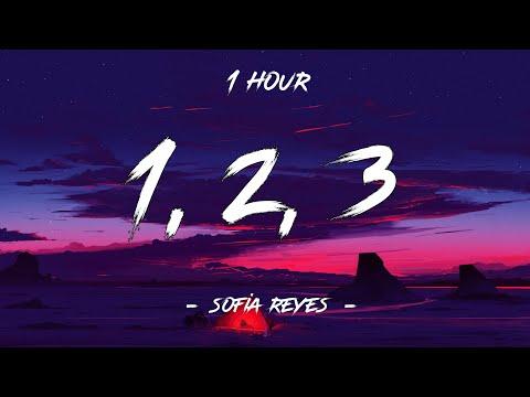 1 2 3 Sofia Reyes Feat Jason Derulo De La Ghetto Lyrics 1 Hour 4K 