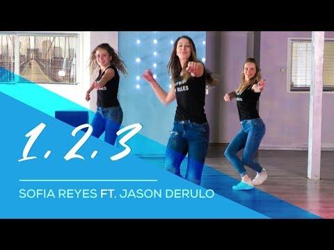 1 2 3 صوفيا رييس مع جايسون ديرولو Easy Fitness Dance Video الكوريغرافيا 