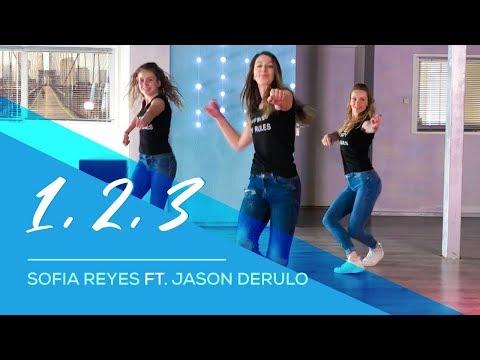 1 2 3 Sofia Reyes Ft Jason Derulo Easy Fitness Dance Video Choreography 