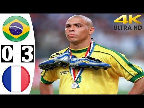ملخص مباراة البرازيل وفرنسا 0 3 نهائى كأس العالم 1998 جودة عالية 