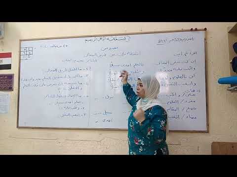 لغة عربية نص طريق المعالي للصف الخامس الابتدائي ا أمل يوسف 