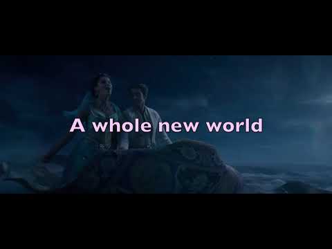 A Whole New World Lyrics Aladdin Mena Massoud Naomi Scott 