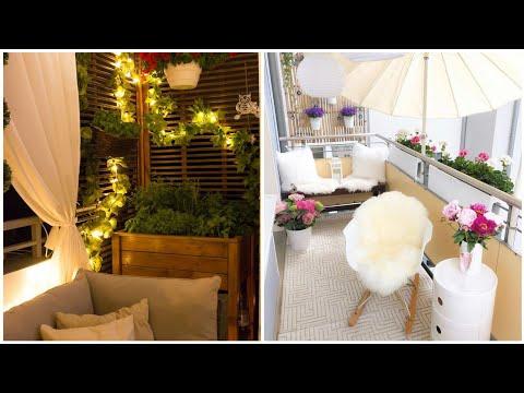 افكار و ديكورات روعة لتزيين البلكونات صغيرة المساحة Small Balcony Decorating Ideas 2020 