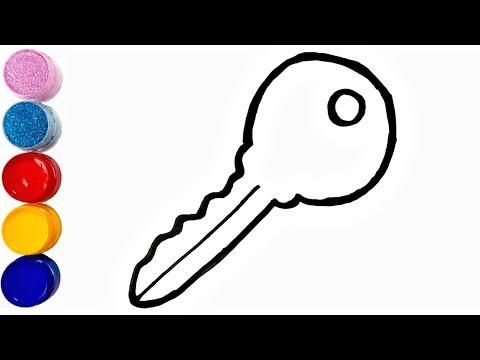 كيفية رسم مفتاح 
