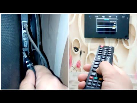 طريقة تشغيل الفلاشة USB علي شاشة التلفزيون بكل سهولة لتشغيل أي فيلم أو فيديو 