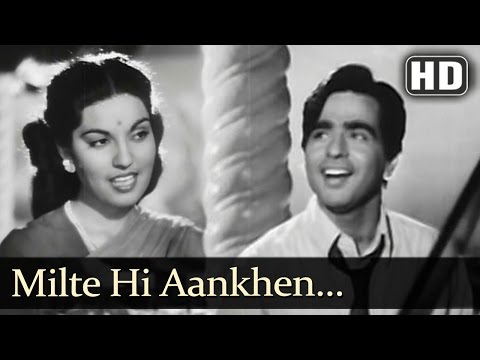 Milte Hi Aankhen HD Babul Songs Dilip Kumar Nargis طلعت محمود فيلميجان 