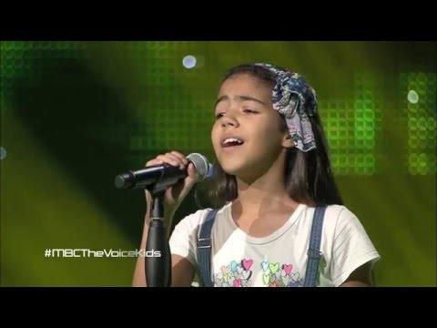 نور قمر بموافقتك المسرح الصوتي فقط MBCTheVoiceKids 