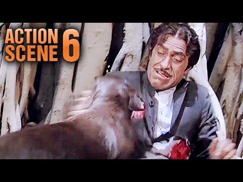 Moti Dog KILLS Amrish Puri Teri Meherbaniyan Jackie Shroff Action Scene 6 Of 6 HD 