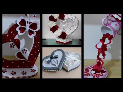 أفكار مميزة لهدايا عيد الحب اعمال يدوية بورق الفوم DIY Valentine S Idee Per San Vlentino 