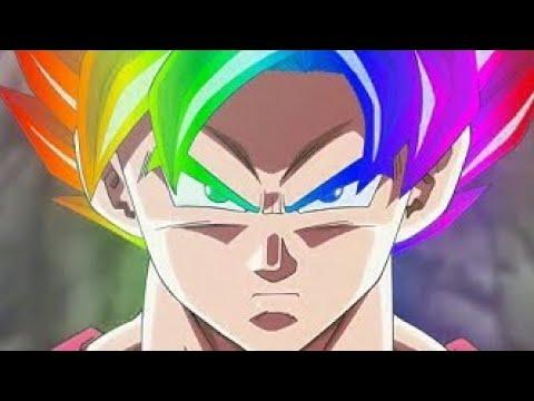 يتحول Dragon Ball Super Goku إلى Super Saiyan Dragon Ball Goku Gokublue الملون 