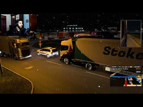 محاكي شاحنات اونلاين مع سائق الجزائري Euro Truck Simulator 2 Online 