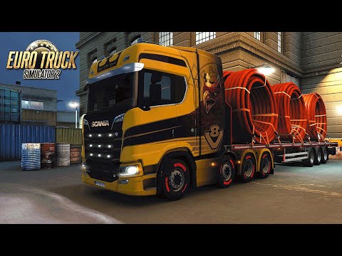 محاكي الشاحنات الاوروبية النقل كابل Euro Truck Simulator 2 