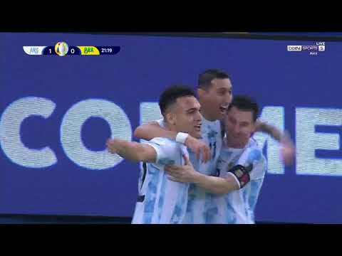 Cupa America Final Brazil Vs Argentina First Half نهائي كوبا امريكا الشوط الاول 