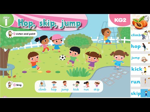 Connect For KG 2 Unit 1 Hop Skip Jump دليل المعلم ونصوص الاستماع للكتب الصوتية وكتاب الحلول 2023 