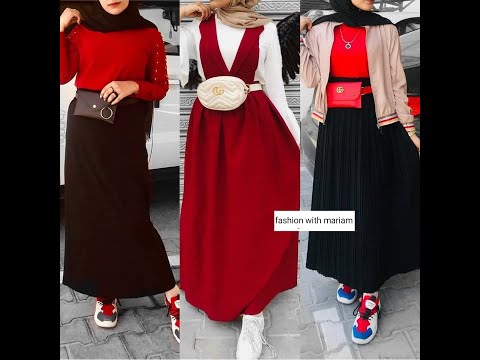 تنسيقات ملابس باللون الأحمر عشاق اللون الأحمر Red Style Fashion 