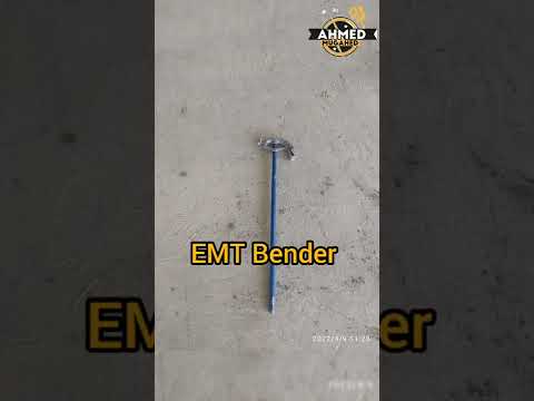 كيفية ثني أو ثني أنابيب Emt 