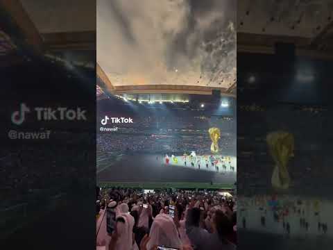 افتتاح كاس العالم في قطر اغاني تركيه وليست عربيه 