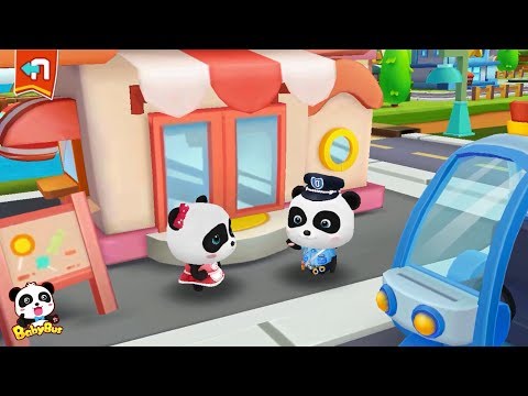 تمت سرقة متجر حلوى Baby Panda S، وهو يلعب دور BabyBus، وهو مأمور الشرطة 