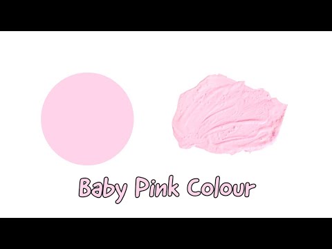 Baby Pink Colour How To Make Baby Pink Colour Colour Mixing Almin Creatives 