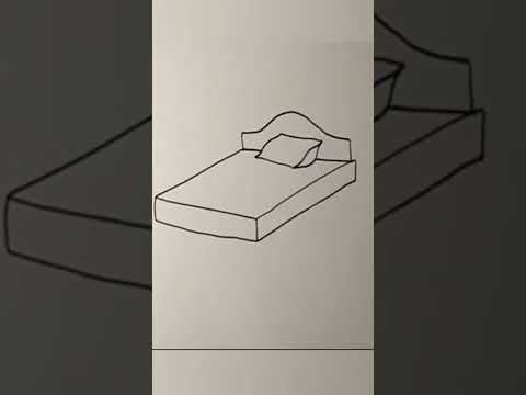 How To Draw A Bed Easy Drawing Tutorial Short 