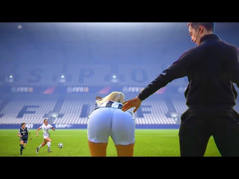 مواقف مضحكة في كرة القدم النساء 